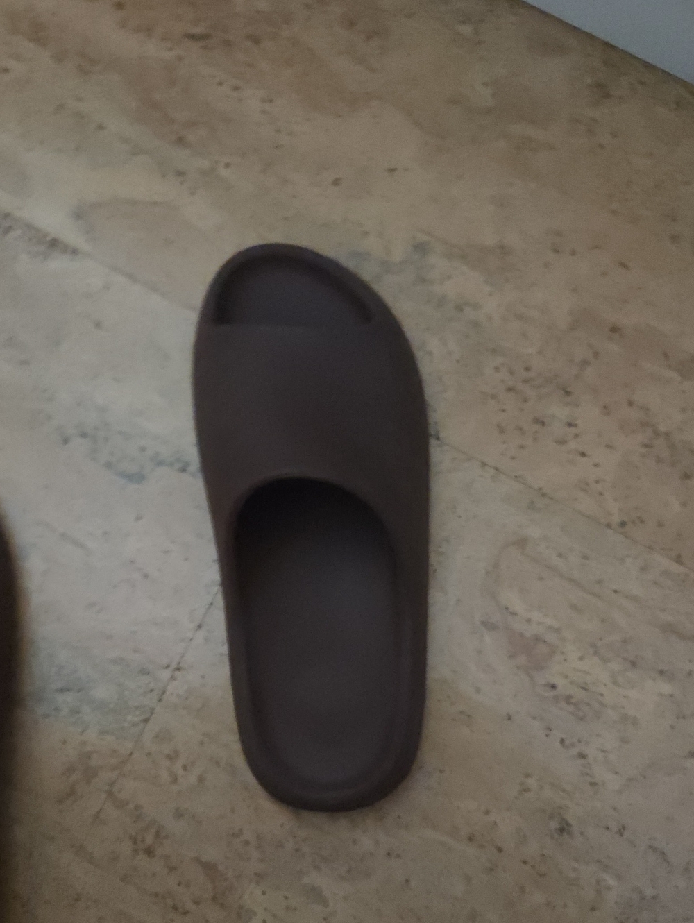 Yeezy Men's Slide in Dark Brown